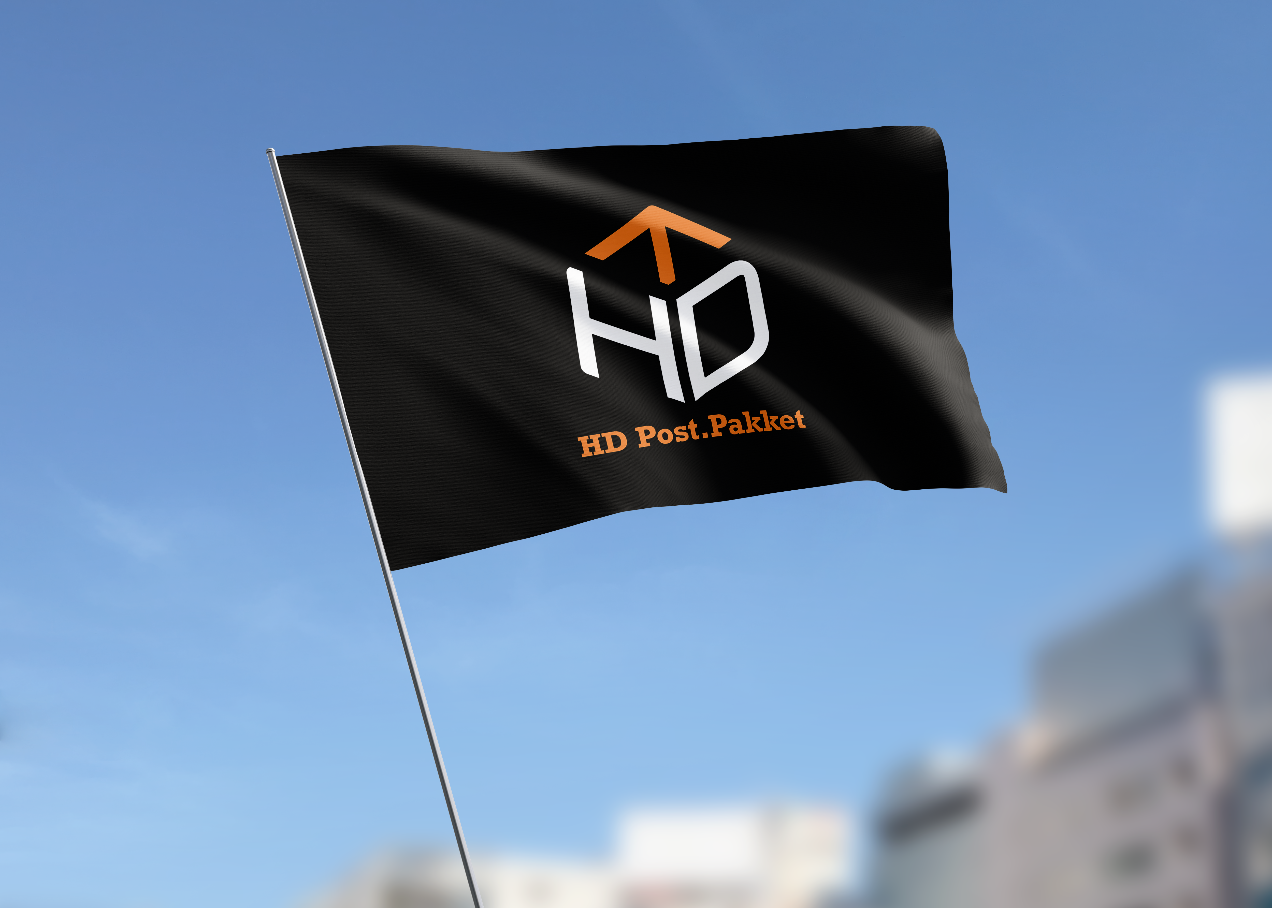 HD-post-pakket service flag
